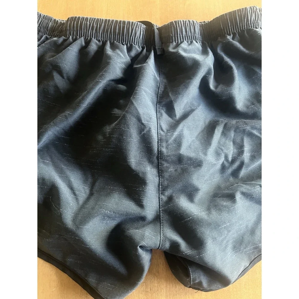 Nike Women's Dri Fit Athletic Running Shorts Sz S Drawstring Black Lined Run Gym